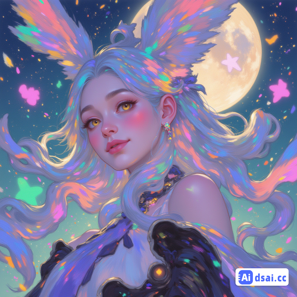 霓虹赛博美少女