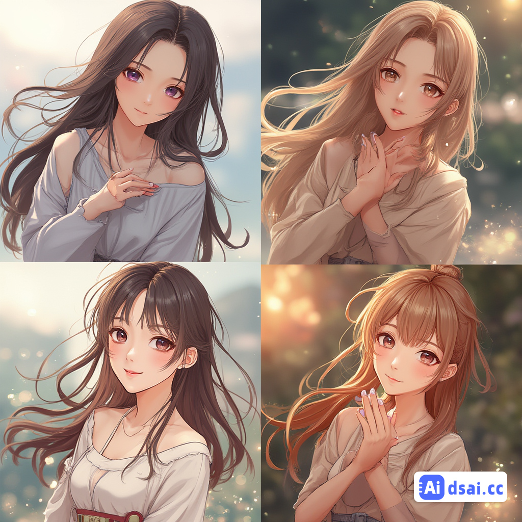 古风少女+机械翅膀